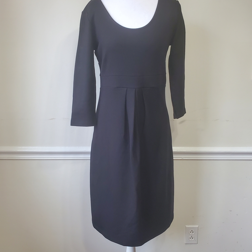 Isabella Oliver Elegant Black Long Sleeve Dress. Made In Portugal